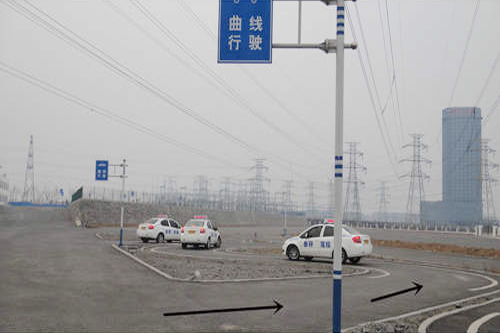 曲线行驶区域